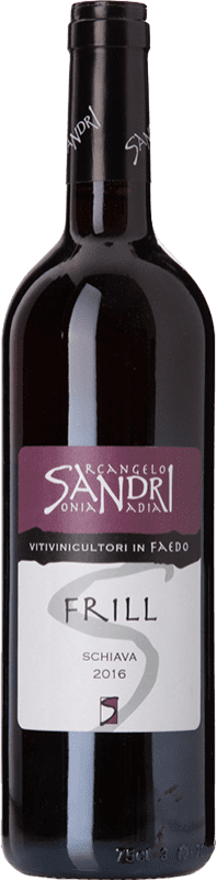 11,95 € Envío gratis | Vino tinto Arcangelo Sandri Frill 201 I.G.T. Vigneti delle Dolomiti Trentino-Alto Adige Italia Schiava Botella 75 cl