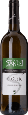 14,95 € Бесплатная доставка | Белое вино Arcangelo Sandri Cosler D.O.C. Trentino Трентино-Альто-Адидже Италия Müller-Thurgau бутылка 75 cl