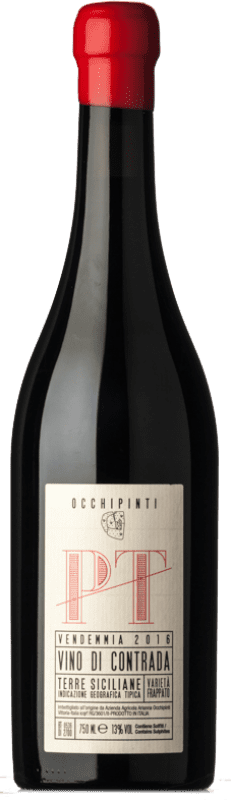 64,95 € Free Shipping | Red wine Arianna Occhipinti PT I.G.T. Terre Siciliane Sicily Italy Frappato Bottle 75 cl