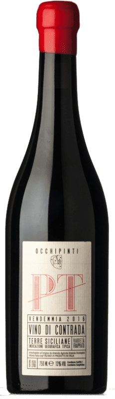 62,95 € Free Shipping | Red wine Arianna Occhipinti PT I.G.T. Terre Siciliane Sicily Italy Frappato Organic Bottle 75 cl