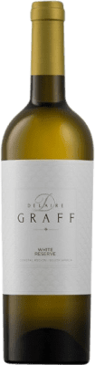 57,95 € Envío gratis | Vino blanco Delaire Graff White Reserva I.G. Stellenbosch Coastal Region Sudáfrica Sauvignon Blanca, Sémillon Botella 75 cl