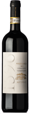 22,95 € Envío gratis | Vino tinto Artimino Poggilarca D.O.C.G. Carmignano Toscana Italia Merlot, Cabernet Sauvignon, Sangiovese Botella 75 cl