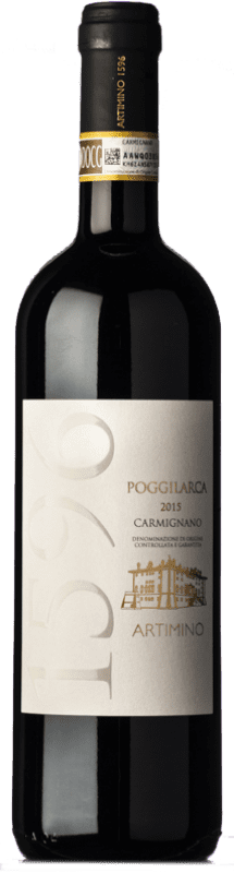 23,95 € Бесплатная доставка | Красное вино Artimino Poggilarca D.O.C.G. Carmignano Тоскана Италия Merlot — Мерло, Cabernet Sauvignon — Каберне Совиньон, Sangiovese — Санджовезе Бутылка 75 cl