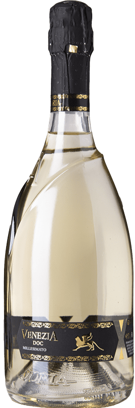 7,95 € Free Shipping | White Sparkling Wine Astoria Honor Brut I.G.T. Venezia Veneto Italy Chardonnay, Pinot Blanc, Glera Bottle 75 cl