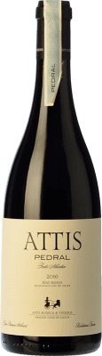32,95 € Free Shipping | Red wine Attis Aged D.O. Rías Baixas Galicia Spain Pedral Bottle 75 cl