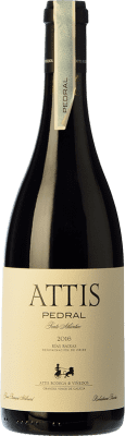 34,95 € Envio grátis | Vinho Tinto Attis Crianza D.O. Rías Baixas Galiza Espanha Pedral 75 cl
