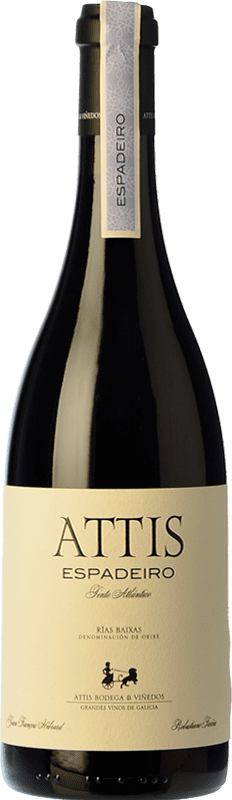 34,95 € Envío gratis | Vino Tinto Attis Crianza D.O. Rías Baixas Galicia España Espadeiro 75 cl