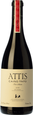 28,95 € Free Shipping | Red wine Attis Aged D.O. Rías Baixas Galicia Spain Caíño Black Bottle 75 cl