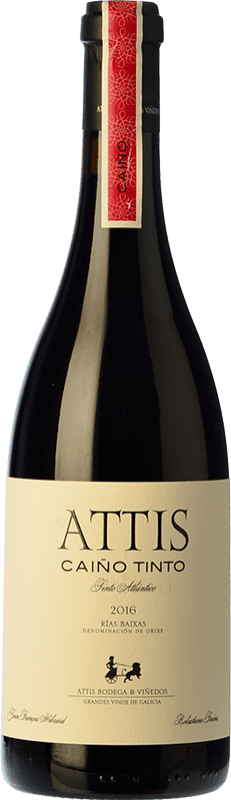34,95 € Envio grátis | Vinho Tinto Attis Crianza D.O. Rías Baixas Galiza Espanha Caíño 75 cl