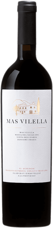 29,95 € Free Shipping | Red wine Autòcton Mas Vilella Negre Aged Spain Cabernet Sauvignon, Sumoll Bottle 75 cl