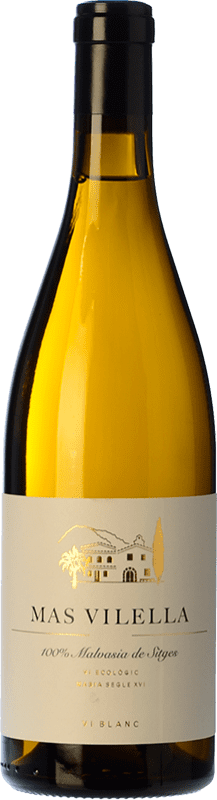 24,95 € Spedizione Gratuita | Vino bianco Autòcton Mas Vilella Blanc Crianza Spagna Malvasía de Sitges Bottiglia 75 cl