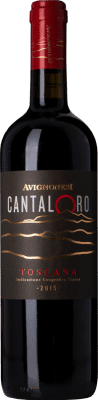 12,95 € 送料無料 | 赤ワイン Avignonesi Rosso Cantaloro I.G.T. Toscana トスカーナ イタリア Merlot, Cabernet Sauvignon, Sangiovese ボトル 75 cl
