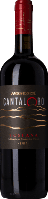 12,95 € Kostenloser Versand | Rotwein Avignonesi Rosso Cantaloro I.G.T. Toscana Toskana Italien Merlot, Cabernet Sauvignon, Sangiovese Flasche 75 cl