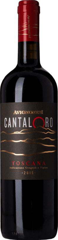 12,95 € Бесплатная доставка | Красное вино Avignonesi Rosso Cantaloro I.G.T. Toscana Тоскана Италия Merlot, Cabernet Sauvignon, Sangiovese бутылка 75 cl