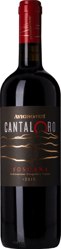 12,95 € Envío gratis | Vino tinto Avignonesi Rosso Cantaloro I.G.T. Toscana Toscana Italia Merlot, Cabernet Sauvignon, Sangiovese Botella 75 cl