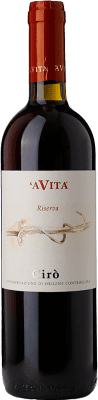 31,95 € 免费送货 | 红酒 'A Vita Rosso Classico Superiore 预订 D.O.C. Cirò 卡拉布里亚 意大利 Gaglioppo 瓶子 75 cl