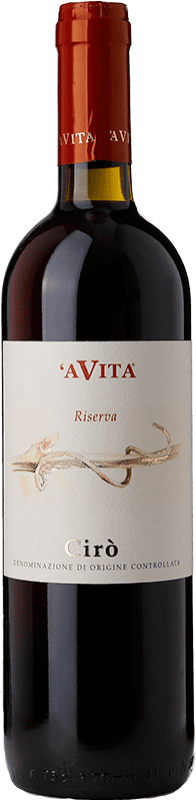 31,95 € Envío gratis | Vino tinto 'A Vita Rosso Classico Riserva Superiore Reserva D.O.C. Cirò Calabria Italia Gaglioppo Botella 75 cl