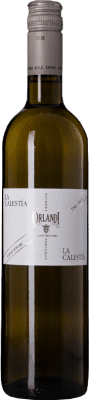 6,95 € Envío gratis | Vino blanco Orlandi La Calestìa I.G.T. Provincia di Pavia Lombardia Italia Riesling, Sauvignon Botella 75 cl