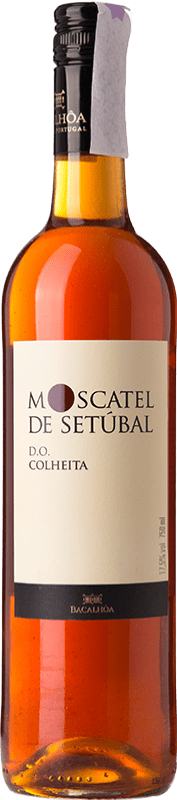 21,95 € Envio grátis | Vinho Generoso Fortificado Bacalhôa Portugal Moscato Garrafa 75 cl