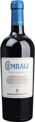 21,95 € 免费送货 | 红酒 Baglio di Pianetto Cembali 预订 D.O.C. Sicilia 西西里岛 意大利 Nero d'Avola 瓶子 75 cl