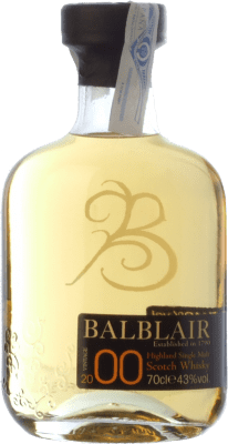 54,95 € Spedizione Gratuita | Whisky Single Malt Balblair Highlands Regno Unito 70 cl