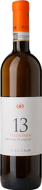 24,95 € Envío gratis | Vino blanco Benito Favaro Tredicimesi D.O.C.G. Erbaluce di Caluso Piemonte Italia Erbaluce Botella 75 cl