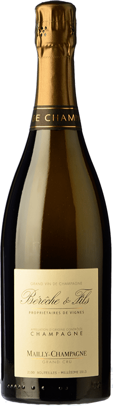 159,95 € Бесплатная доставка | Белое игристое Bérêche Mailly Grand Cru Природа Брута A.O.C. Champagne шампанское Франция Chardonnay бутылка 75 cl