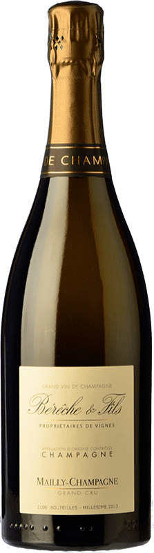 159,95 € Envío gratis | Espumoso blanco Bérêche Mailly Grand Cru Brut Nature A.O.C. Champagne Champagne Francia Chardonnay Botella 75 cl