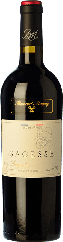 12,95 € Free Shipping | Red wine Bernard Magrez Sagesse Oak A.O.C. Languedoc Languedoc France Syrah, Grenache, Carignan, Mourvèdre Bottle 75 cl