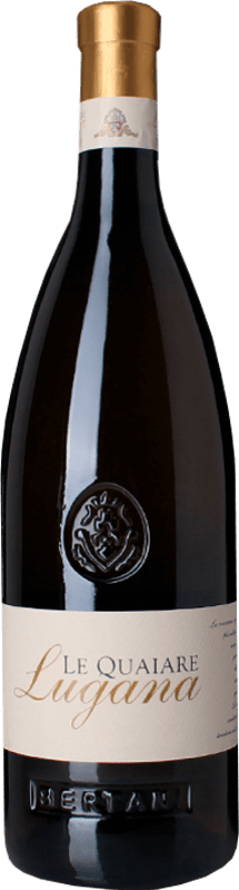 12,95 € Бесплатная доставка | Белое вино Bertani Le Quaiare D.O.C. Lugana Венето Италия Trebbiano di Lugana бутылка 75 cl