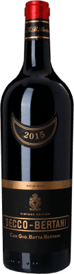 19,95 € Бесплатная доставка | Красное вино Bertani Secco Vintage I.G.T. Veronese Венето Италия Syrah — Сира, Cabernet Sauvignon — Каберне Совиньон, Sangiovese — Санджовезе, Corvina — Корвина Бутылка 75 cl