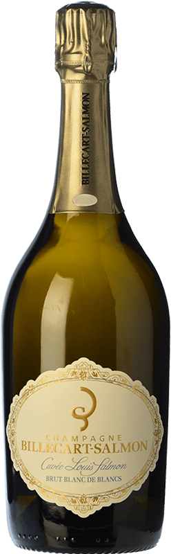 189,95 € Бесплатная доставка | Белое игристое вино Billecart-Salmon Louis Salmon Brut — брют Cuvée A.O.C. Champagne шампанское Франция Chardonnay — Шардоне 75 cl