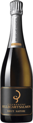 76,95 € Kostenloser Versand | Weißer Sekt Billecart-Salmon Brut Natur A.O.C. Champagne Champagner Frankreich Spätburgunder, Chardonnay, Pinot Meunier Flasche 75 cl