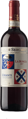 11,95 € Spedizione Gratuita | Vino rosso Bindi Sergardi La Boncia D.O.C.G. Chianti Toscana Italia Sangiovese Bottiglia 75 cl