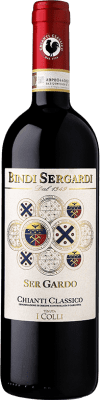 24,95 € 免费送货 | 红酒 Bindi Sergardi I Colli Ser Gardo D.O.C.G. Chianti Classico 托斯卡纳 意大利 Sangiovese 瓶子 75 cl