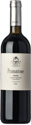 13,95 € Kostenloser Versand | Rotwein Bisi Pramattone I.G.T. Provincia di Pavia Lombardei Italien Croatina Flasche 75 cl