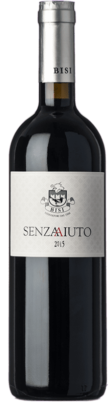 29,95 € Free Shipping | Red wine Bisi SenzaAiuto I.G.T. Provincia di Pavia Lombardia Italy Barbera Bottle 75 cl