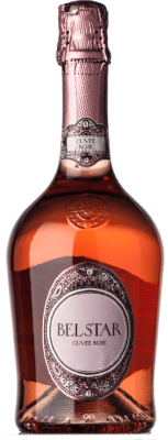 9,95 € 送料無料 | ロゼスパークリングワイン Bisol Bel Star Cuvée Rosé Extradry 余分な乾燥 I.G.T. Veneto ベネト イタリア Merlot, Pinot Black, Sauvignon ボトル 75 cl