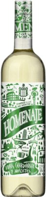 5,95 € Envio grátis | Vinho branco Marco Real Homenaje Blanco D.O. Navarra Navarra Espanha Viura, Chardonnay Garrafa 75 cl