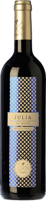 24,95 € 免费送货 | 红酒 Bodega de Moya Julia 岁 D.O. Utiel-Requena 巴伦西亚社区 西班牙 Monastrell 瓶子 75 cl