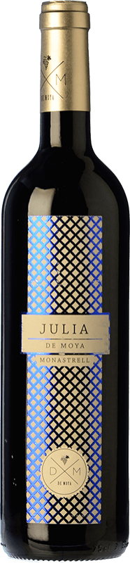 23,95 € Free Shipping | Red wine Bodega de Moya Julia Aged D.O. Utiel-Requena Valencian Community Spain Monastrell Bottle 75 cl