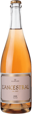 19,95 € Бесплатная доставка | Розовое игристое вино Mont-Rubí l'Ancestral Rosé брют Испания Sumoll бутылка 75 cl