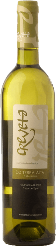 9,95 € Spedizione Gratuita | Vino bianco La Botera Creveta Fermentado en Barrica Crianza D.O. Terra Alta Catalogna Spagna Grenache Bianca Bottiglia 75 cl