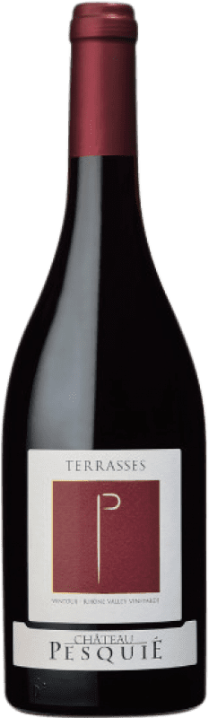11,95 € Spedizione Gratuita | Vino rosso Château Pesquié Terrasses Rouge A.O.C. Côtes du Ventoux Rhône Francia Syrah, Grenache Tintorera Bottiglia 75 cl