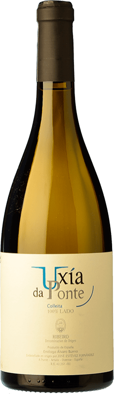 42,95 € Spedizione Gratuita | Vino bianco Mauro Estévez Uxia Da Ponte D.O. Ribeiro Galizia Spagna Lado Bottiglia 75 cl