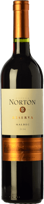 17,95 € Бесплатная доставка | Красное вино Norton Резерва I.G. Mendoza Мендоса Аргентина Malbec — Мальбек 75 cl