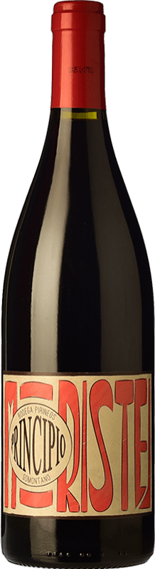 7,95 € Free Shipping | Red wine Pirineos Principio Joven D.O. Somontano Catalonia Spain Moristel Bottle 75 cl