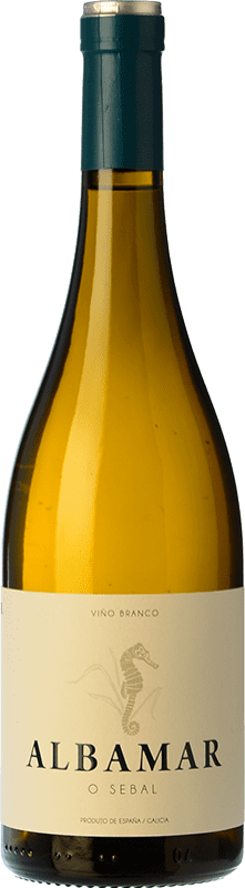 17,95 € Spedizione Gratuita | Vino bianco Albamar O Sebal Spagna Albariño Bottiglia 75 cl
