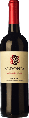 9,95 € Free Shipping | Red wine Aldonia Roble D.O.Ca. Rioja The Rioja Spain Tempranillo, Grenache Bottle 75 cl