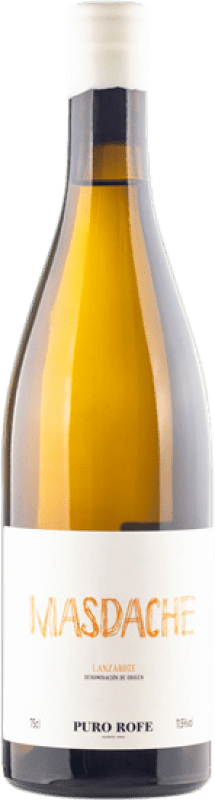 49,95 € Kostenloser Versand | Weißwein Puro Rofe Masdache D.O. Lanzarote Kanarische Inseln Spanien Malvasía, Listán Weiß, Vijariego Weiß Flasche 75 cl